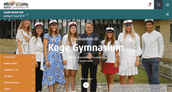 Desktop Screenshot of kggym.dk